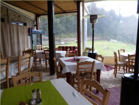 Heizstrahler machen den Wintergarten kuschelig warm.