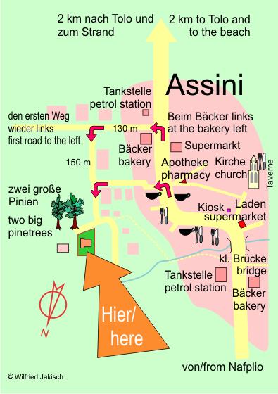 Assini Lageplan