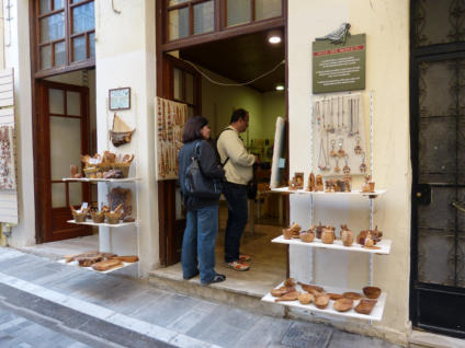 Der Olivenholzladen in Nafplio, Staikopoulou 29