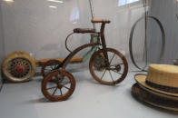 Das historische Dreirad war schon fast eine Luxuskonstruktion