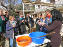 In eine grere Schssel das Olivenl fllen.