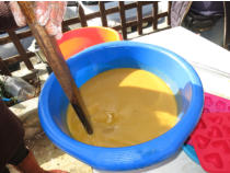 ...bis sie anfngt fest zu werden.