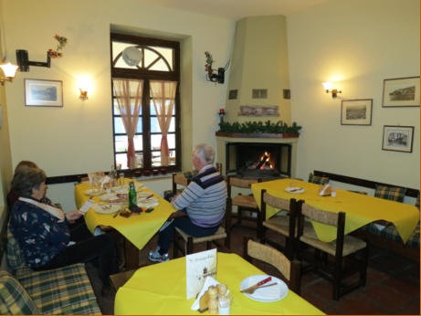 Gemtliche Wrme spendet im Winter der Kamin