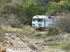 Der Zug hat schon bessere Zeiten gesehen...