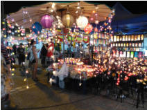 Chiang Mai ist ber�hmt f�r seine Nachtm�rkte