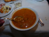 Die Fassolada, die Bohnensuppe, ist rein vegetarisch.